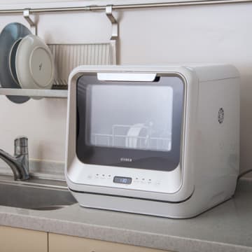 【siroca】食器洗い乾燥機 SS-M151　約幅42×奥行43.5×高さ43.5cmの写真１