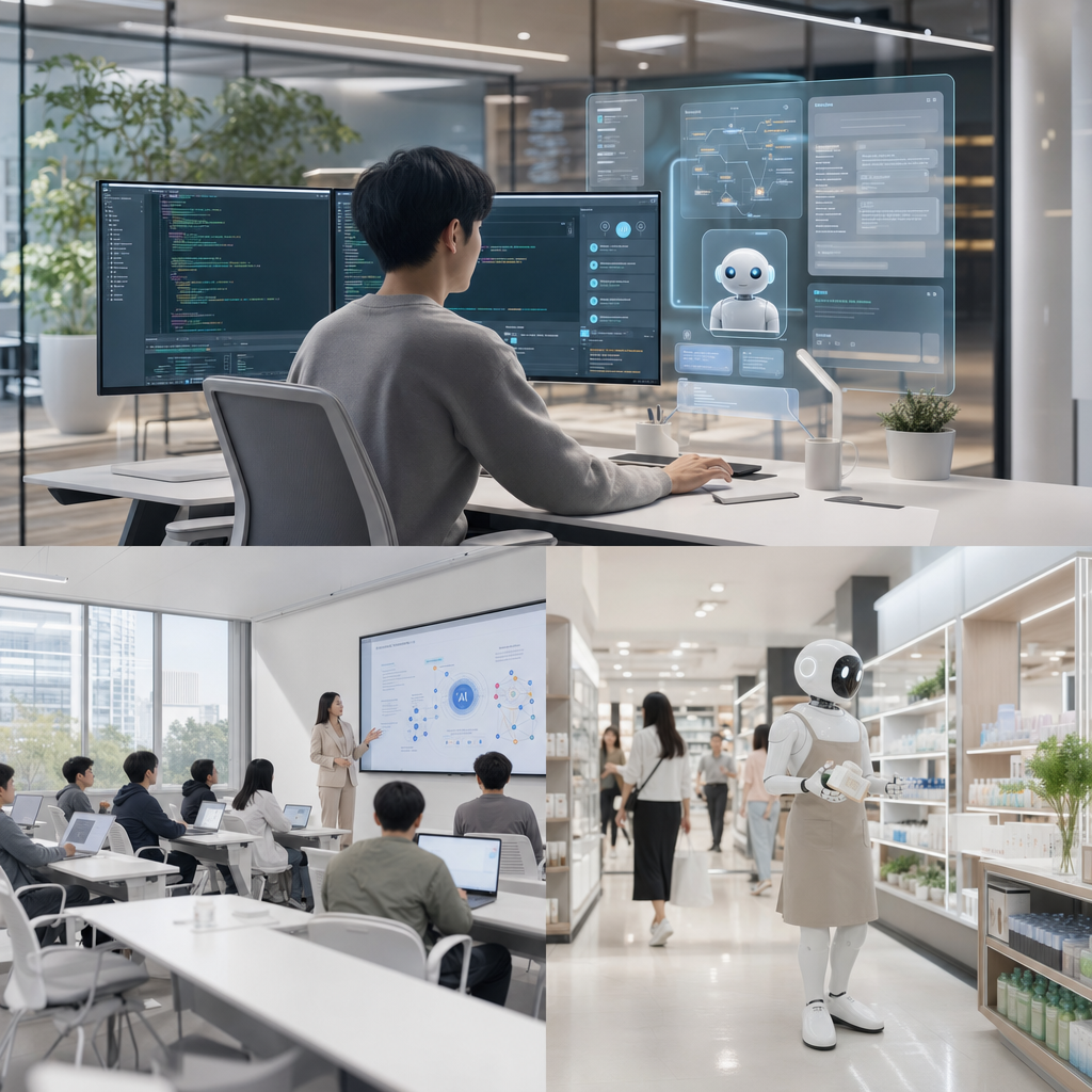 La IA se expande de la oficina al software y la formación técnica