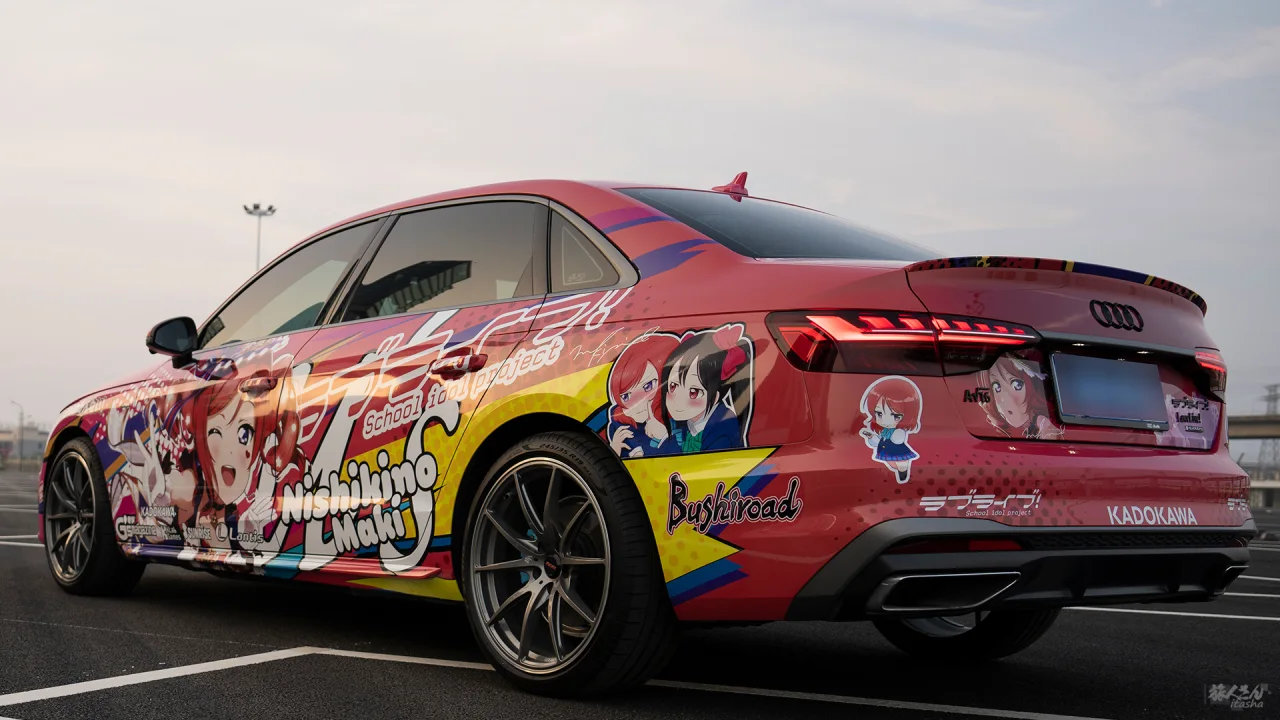 偶像大师love live痛车