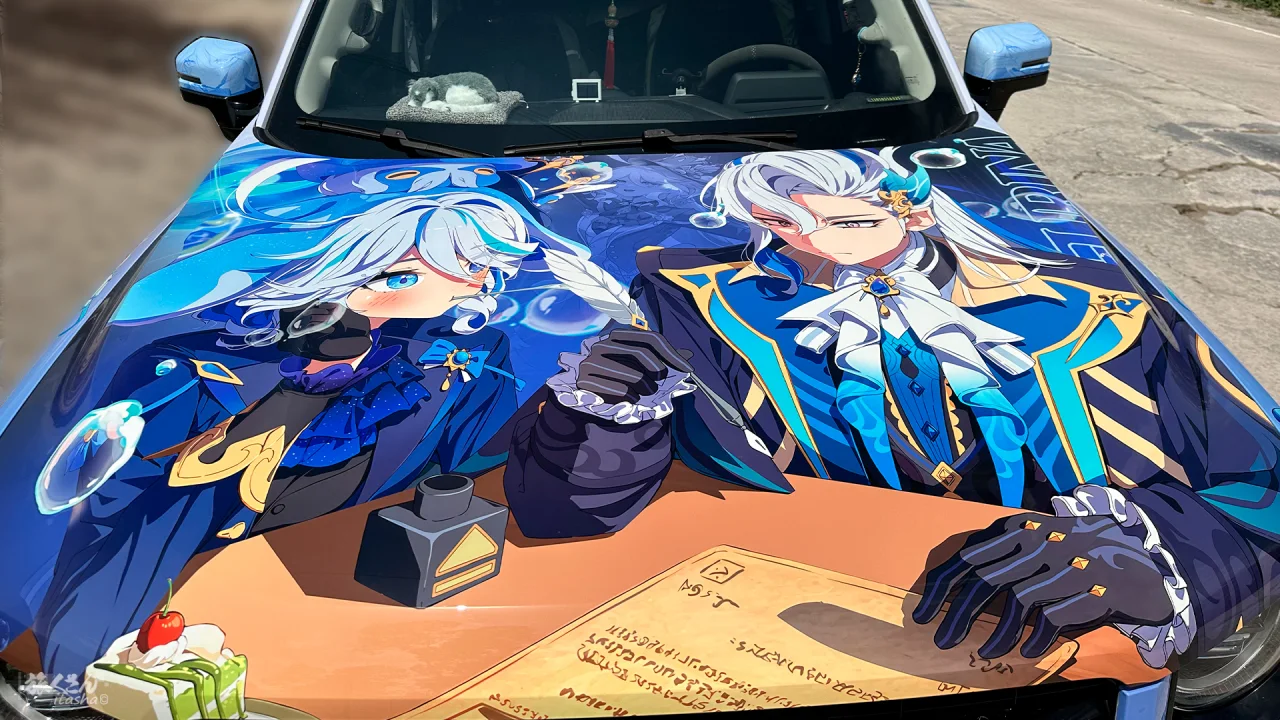 原神芙宁娜痛车