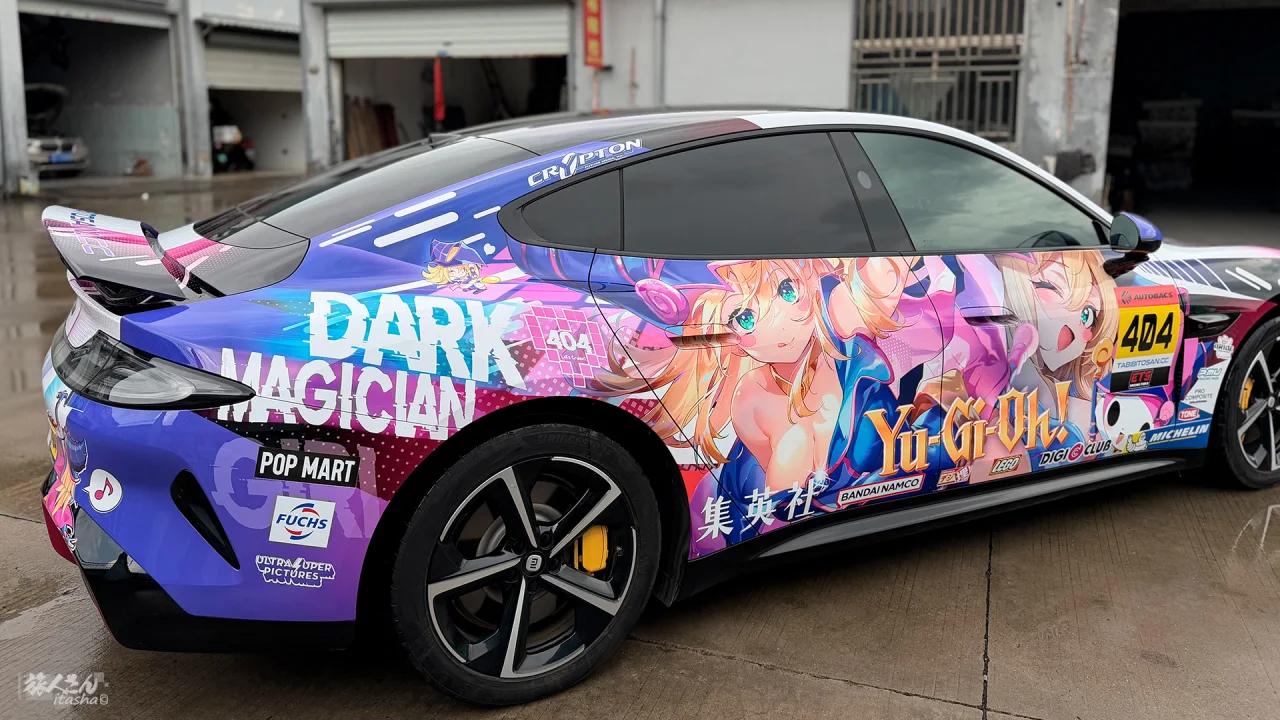 守望先锋DV.A游戏王黑魔导女孩痛车