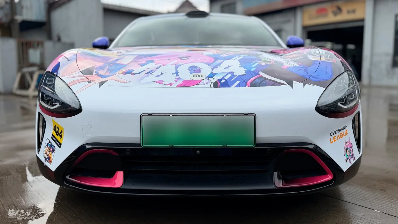 守望先锋DV.A游戏王黑魔导女孩痛车