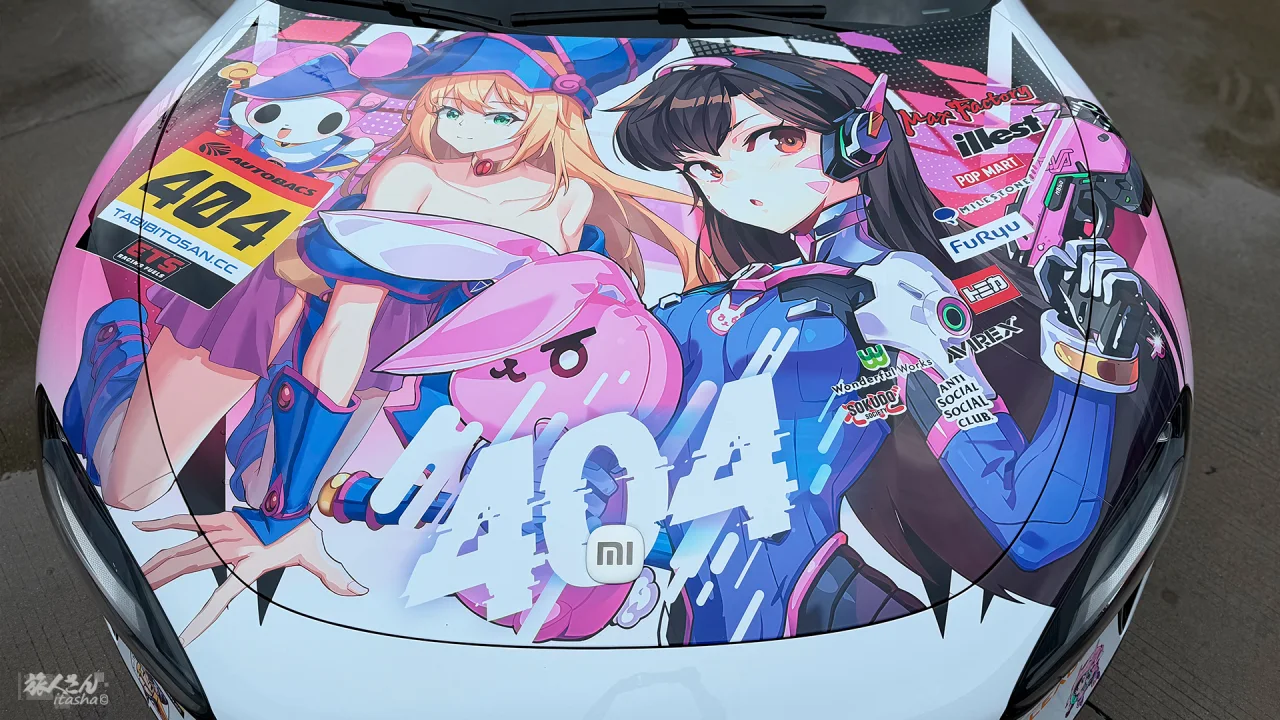 守望先锋DV.A游戏王黑魔导女孩痛车