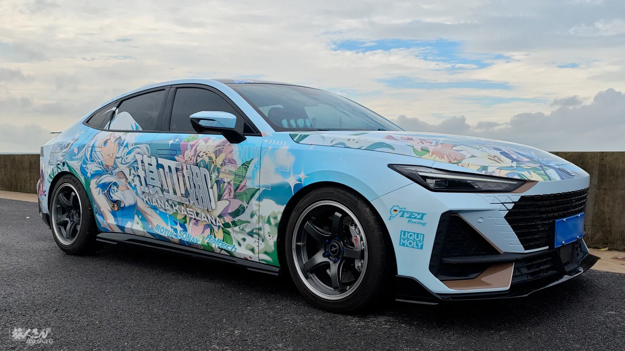 崩坏学园2雷电芽×衣琪亚娜痛车