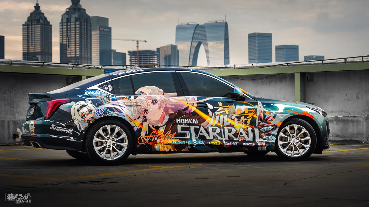 崩坏星穹铁道流萤痛车