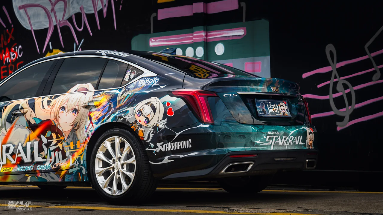 崩坏星穹铁道流萤痛车