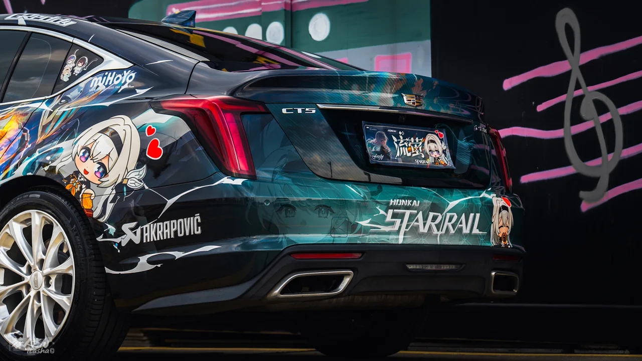 崩坏星穹铁道流萤痛车