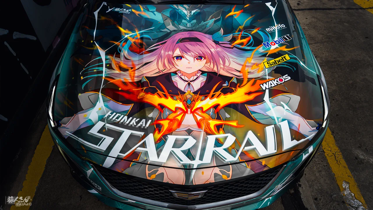 崩坏星穹铁道流萤痛车