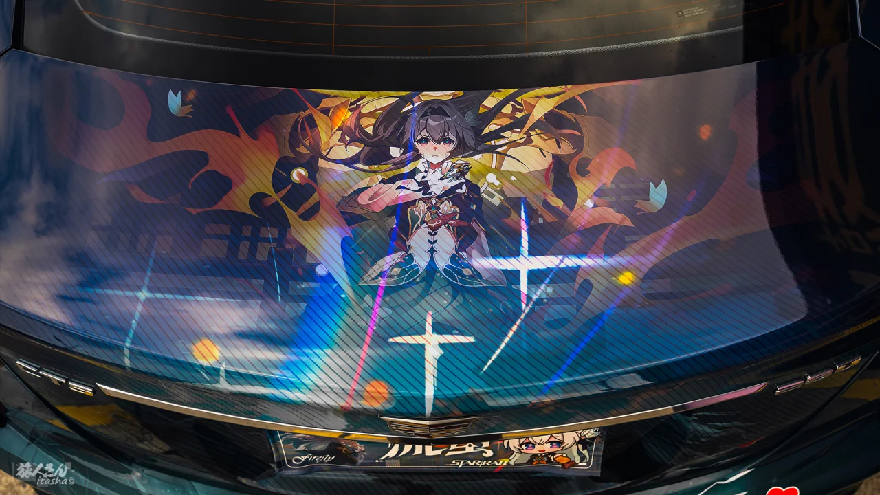 崩坏星穹铁道流萤痛车