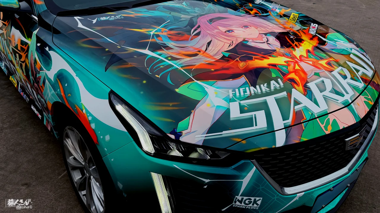 崩坏星穹铁道流萤痛车