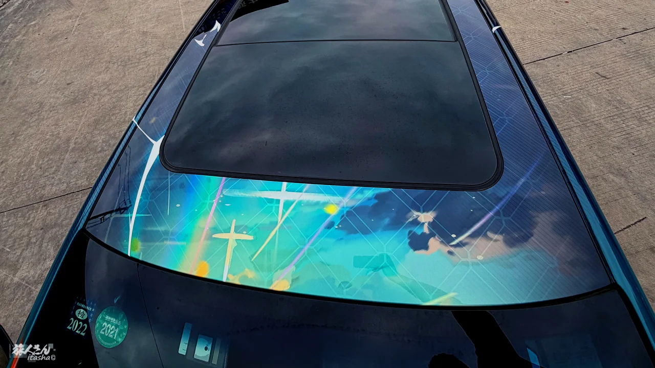 崩坏星穹铁道流萤痛车