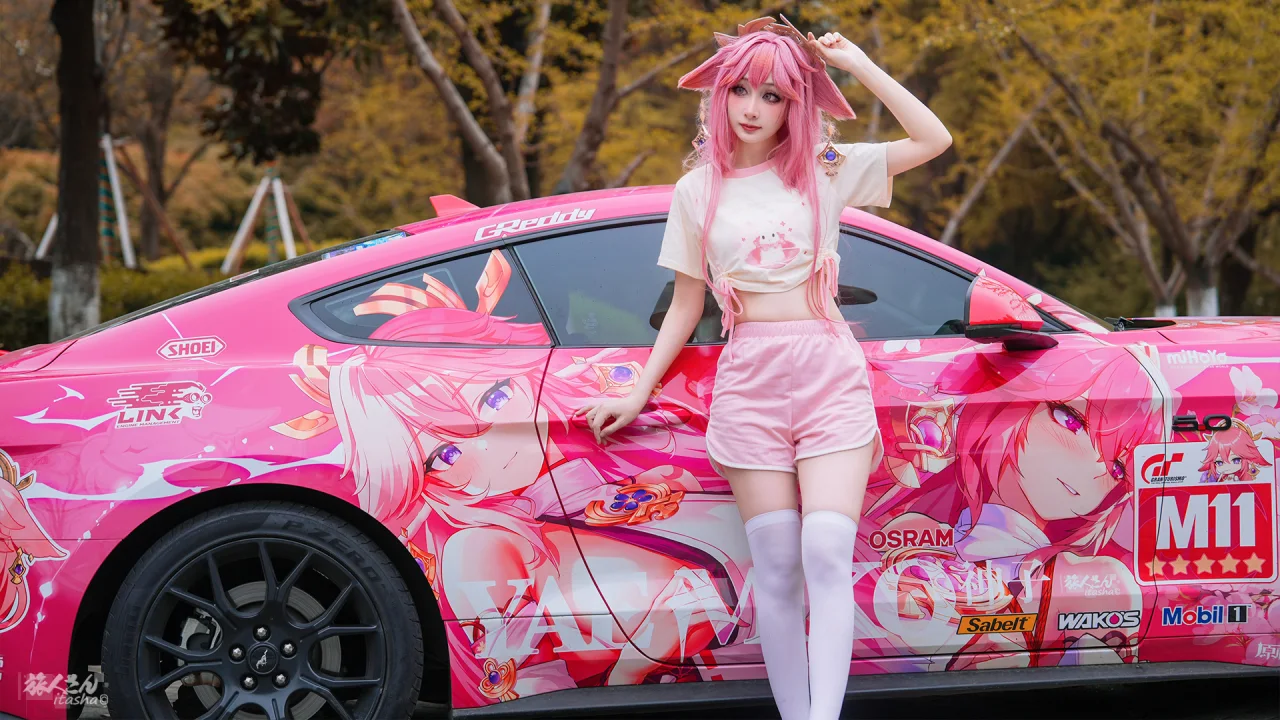 原神八重神子痛车