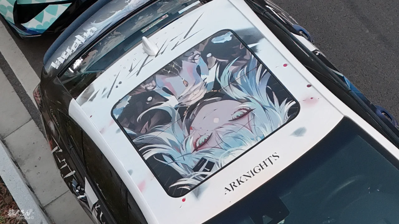 明日方舟拉普兰×德克萨斯痛车