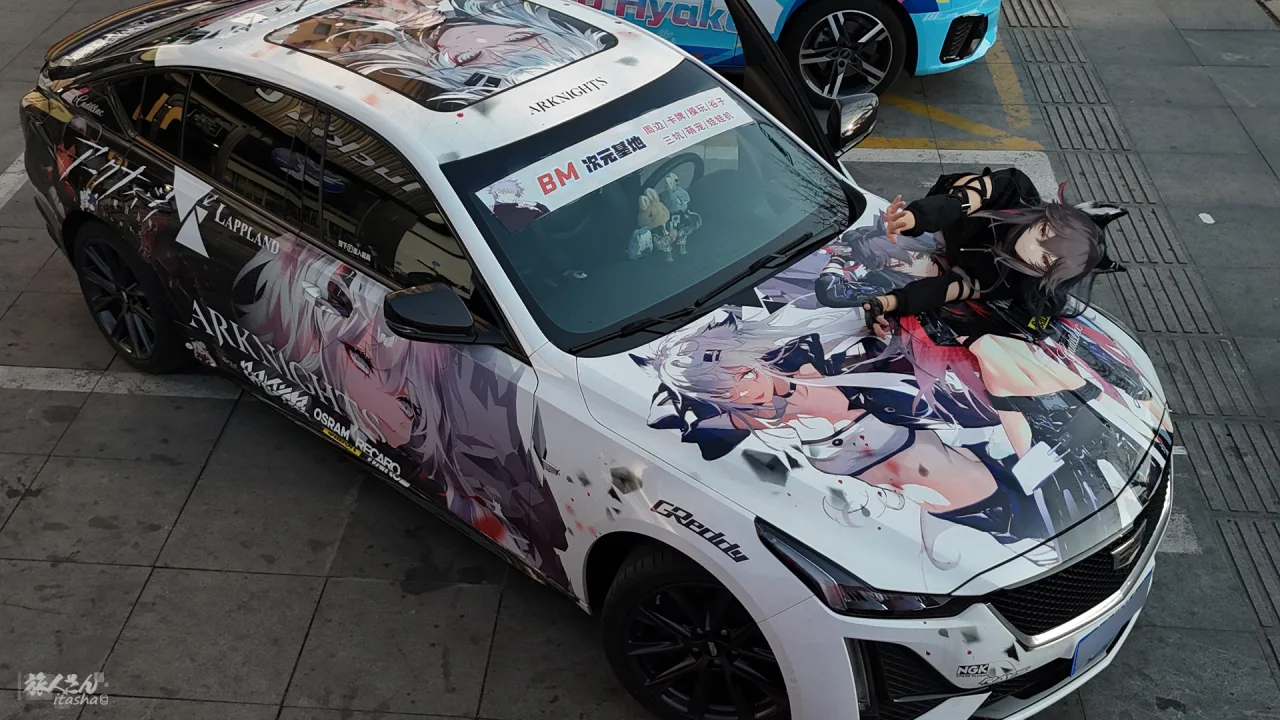 明日方舟拉普兰×德克萨斯痛车