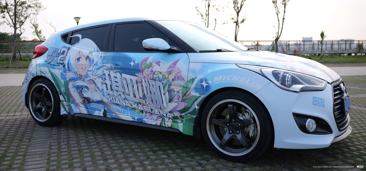 崩坏学园2雷电芽衣×琪亚娜痛车