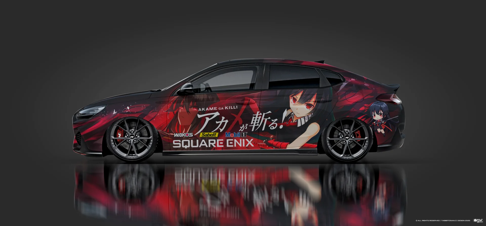 塔哔哔多桑设计的我推的孩子美少女战士星野爱水冰月痛车