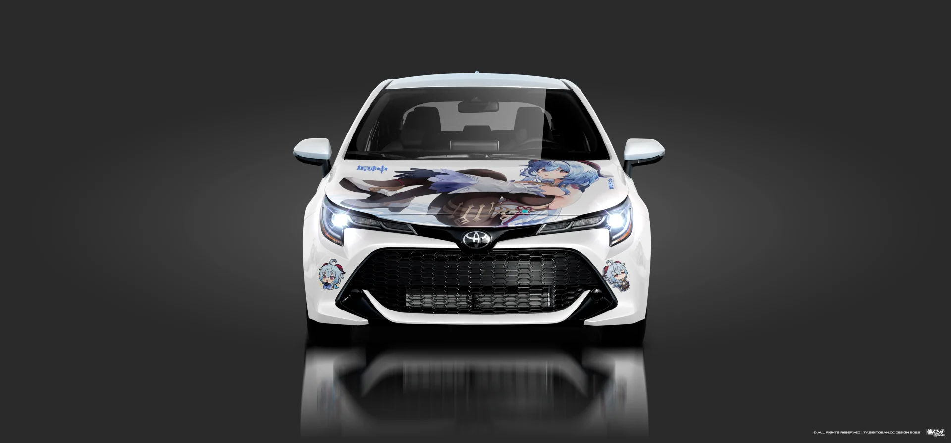 塔哔哔多桑设计的原神甘雨痛车