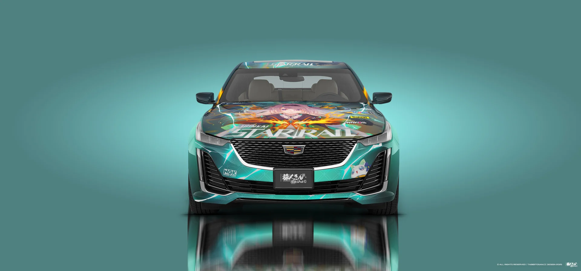 塔哔哔多桑设计的崩坏星穹铁道流萤痛车