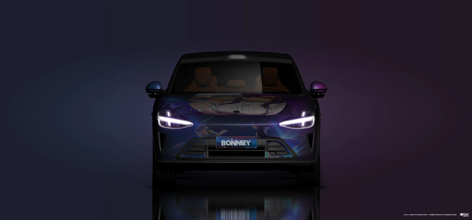 塔哔哔多桑设计的葬送的芙莉莲芙莉莲&amp;菲伦痛车