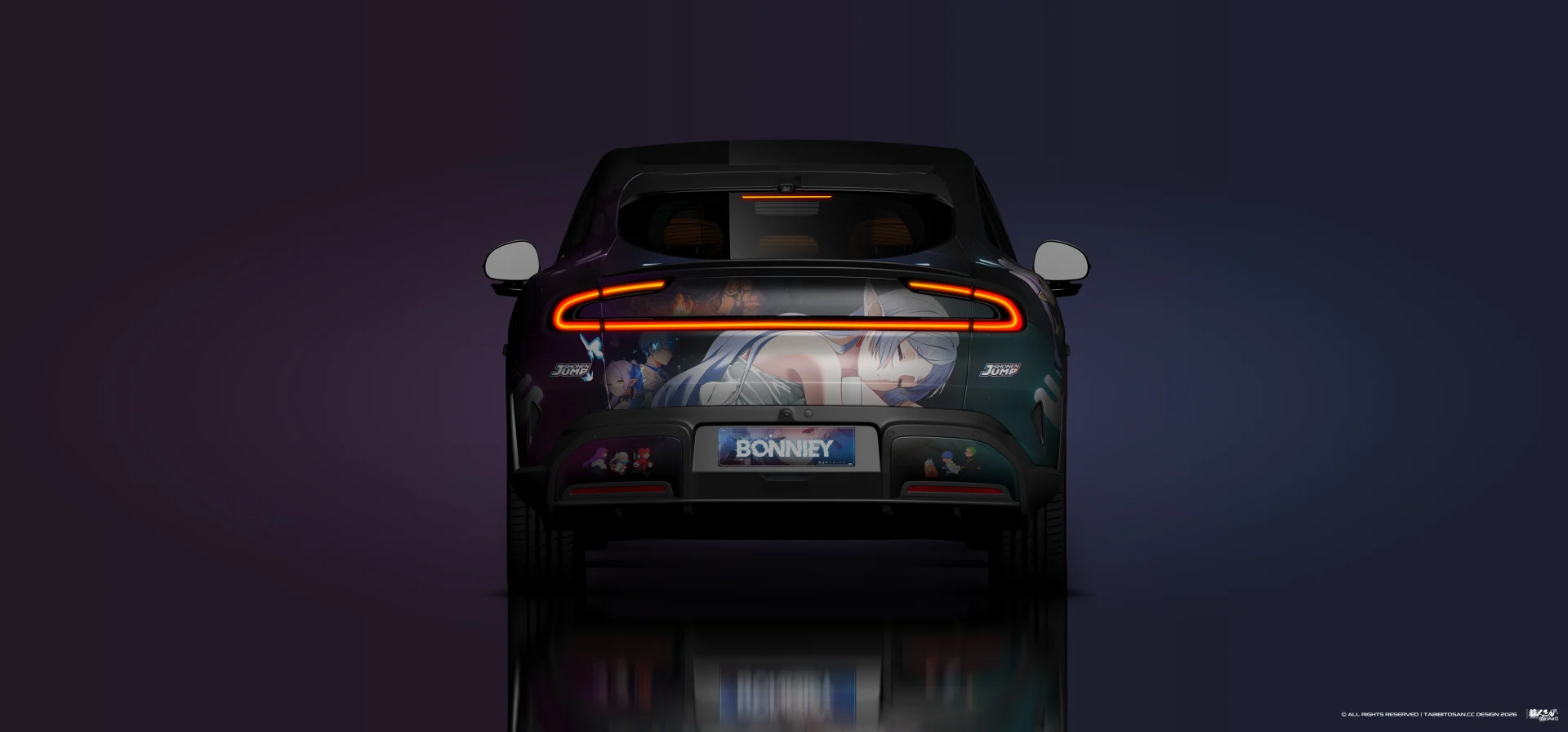 塔哔哔多桑设计的葬送的芙莉莲芙莉莲&amp;菲伦痛车