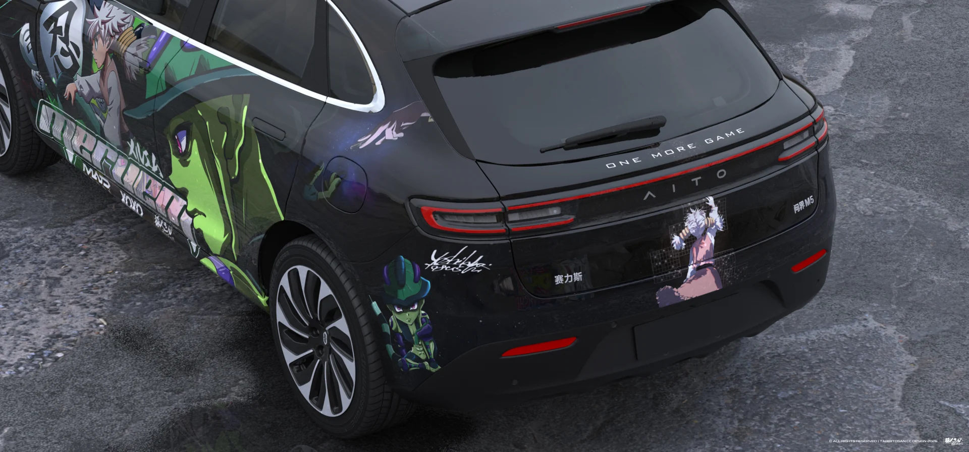 塔哔哔多桑设计的全职猎人蚁王×小麦痛车