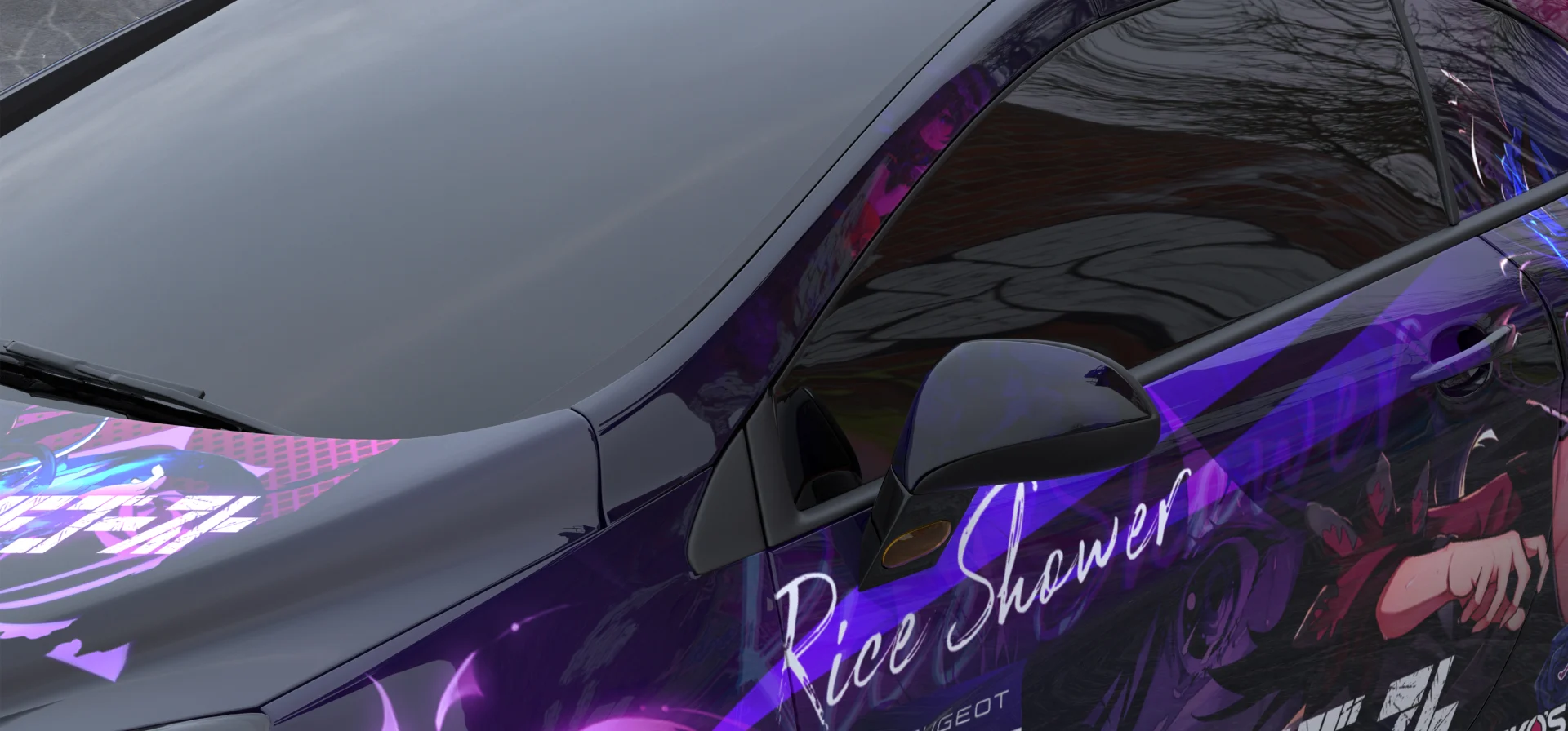 塔哔哔多桑设计的赛马娘米浴痛车