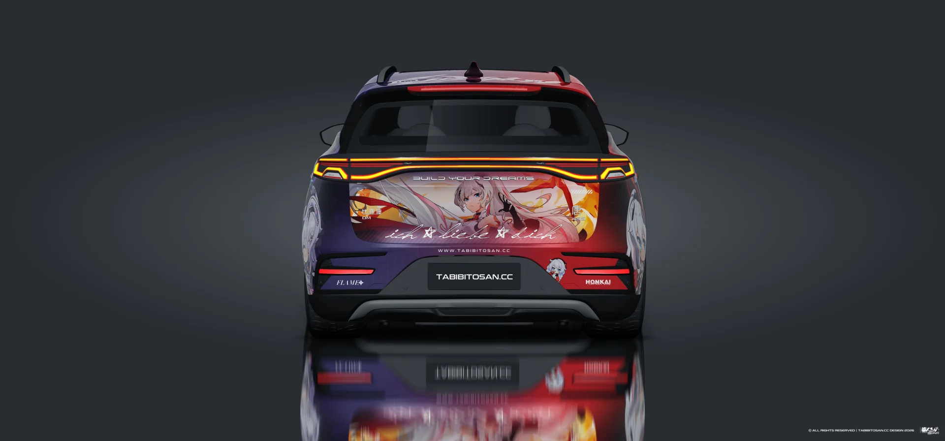 塔哔哔多桑设计的崩坏3琪亚娜·卡斯兰娜痛车