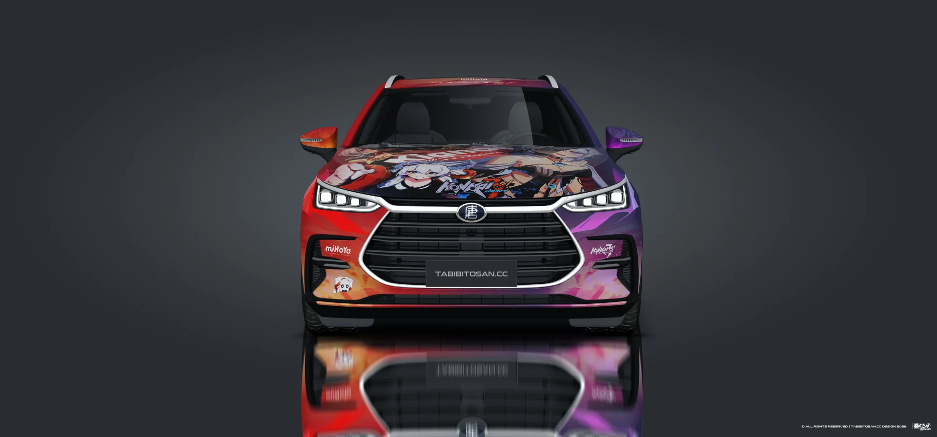 塔哔哔多桑设计的崩坏3琪亚娜·卡斯兰娜痛车