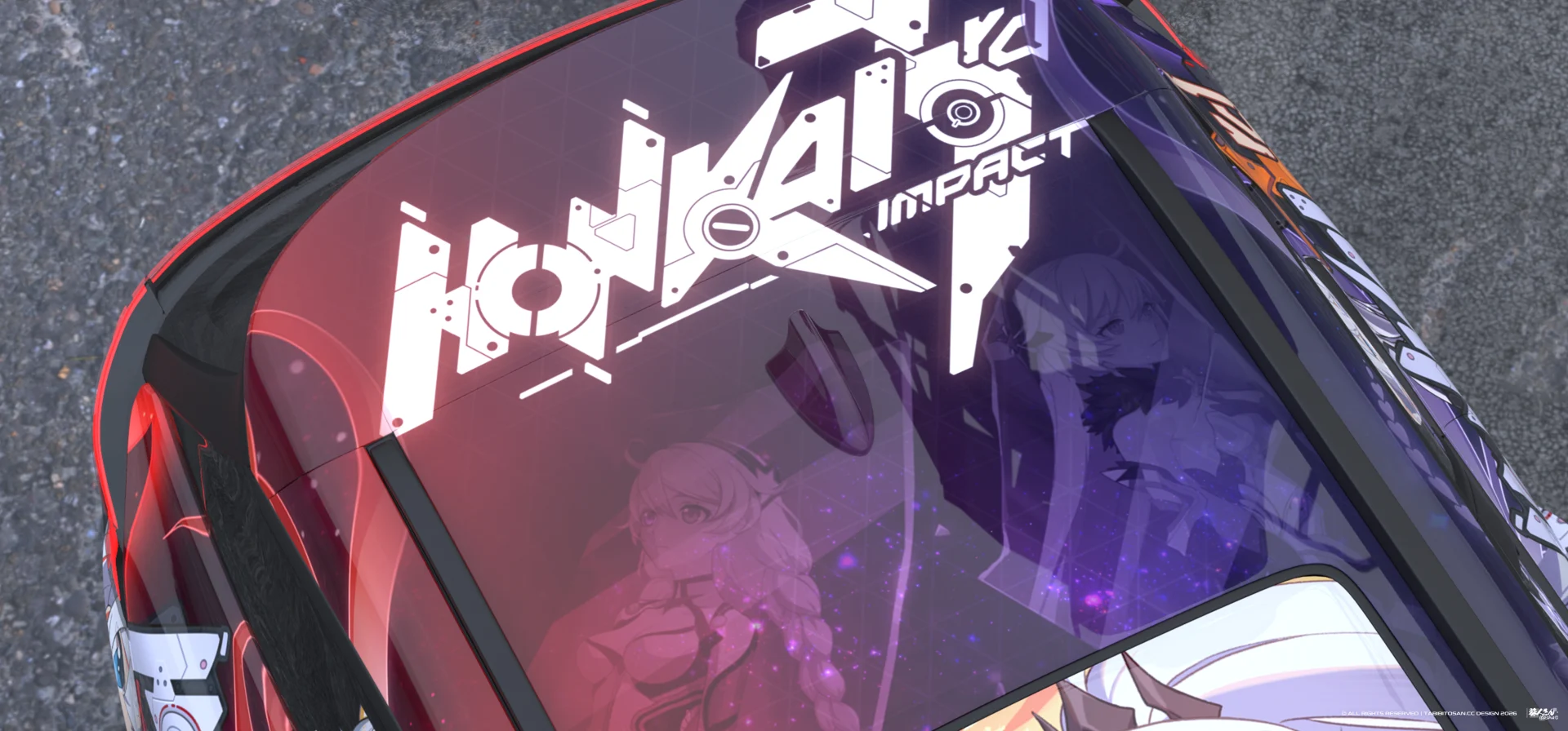 塔哔哔多桑设计的崩坏3琪亚娜·卡斯兰娜痛车