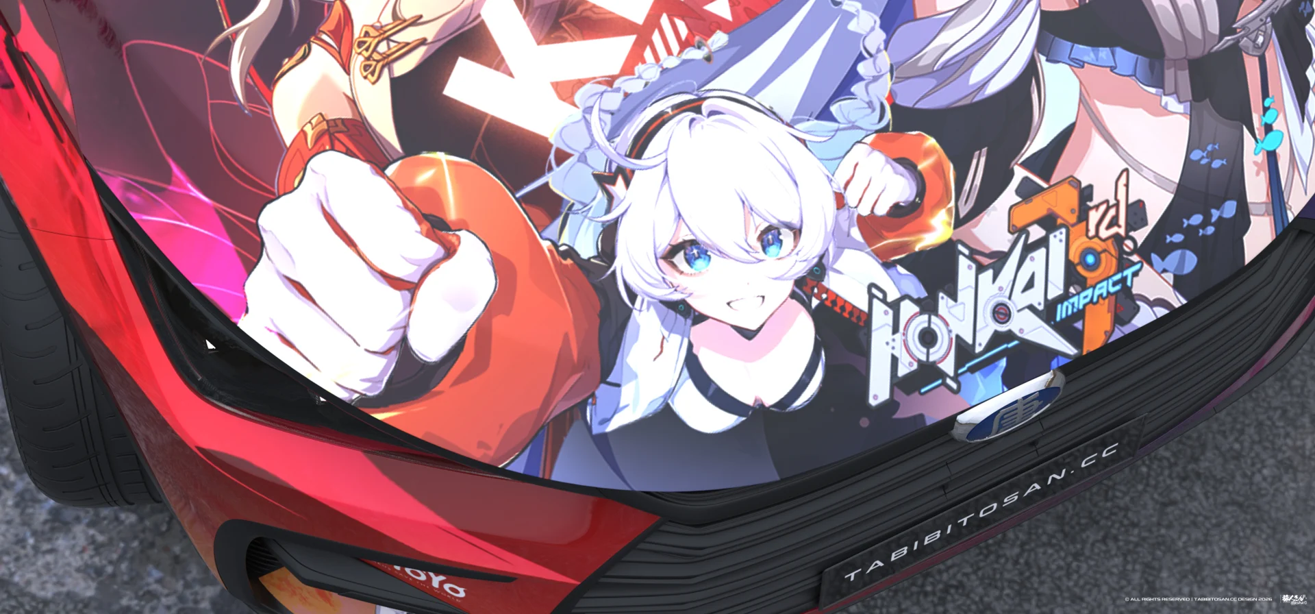 塔哔哔多桑设计的崩坏3琪亚娜·卡斯兰娜痛车