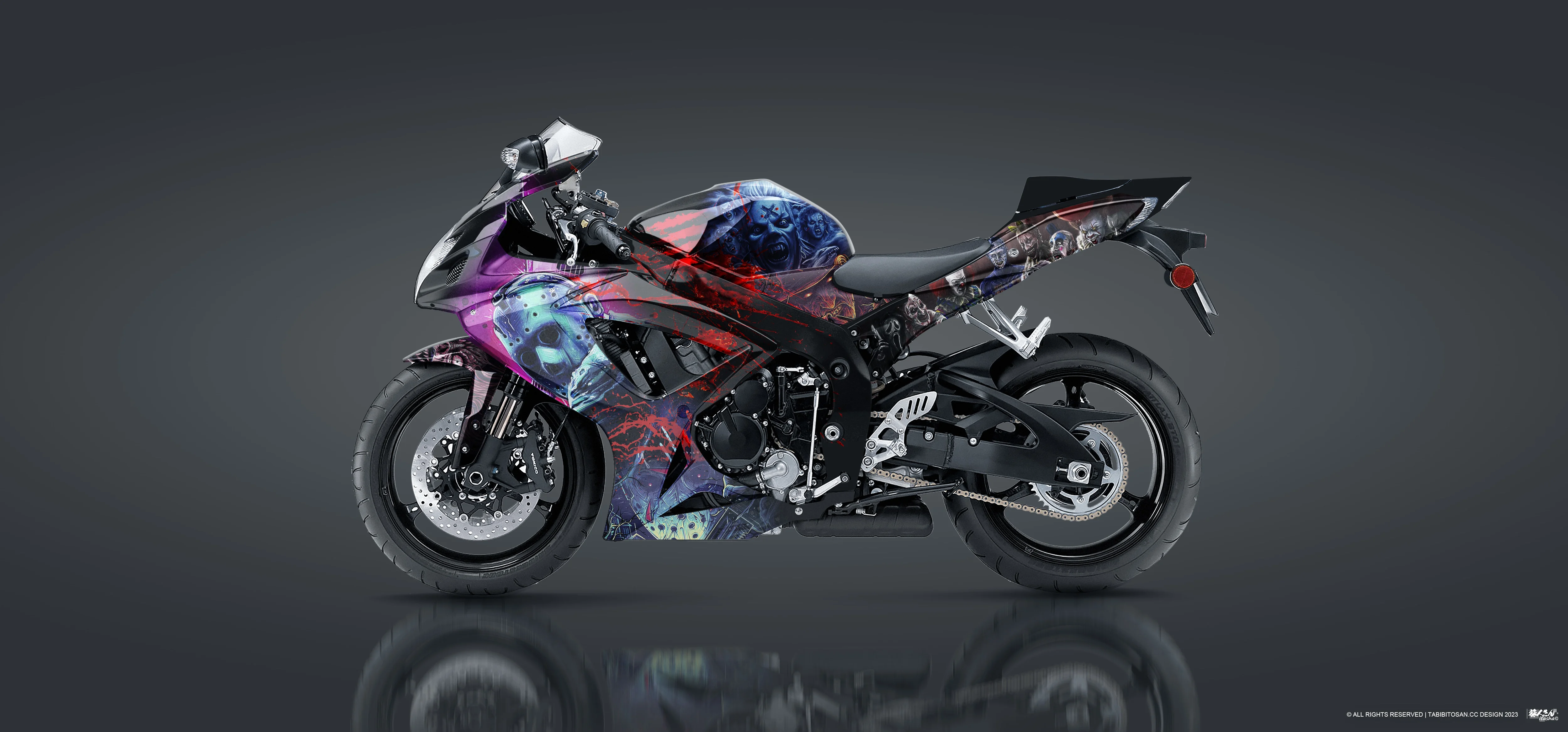 塔哔哔多桑设计的鬼娃涂装