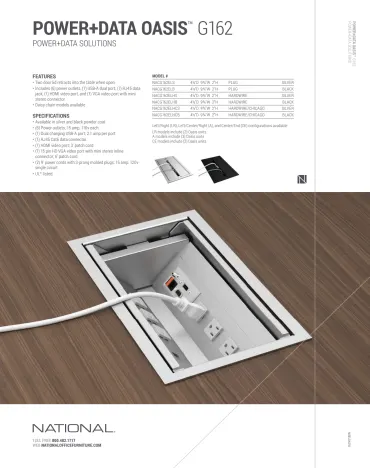 power_and_data_oasis_g162_sales_sheet