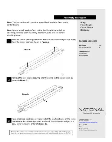 Alloy - Fixed Height Center-Beam Hardwire-2931595