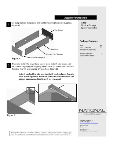 Alloy - Vertical Storage Spacer Assembly-3111376