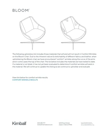 BloomUpholsteryGuideline