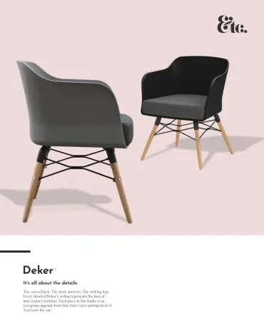 Deker Removable Cushion Spec Sheet