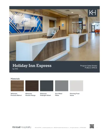 Holiday Inn Express Brand Program Product Sheet