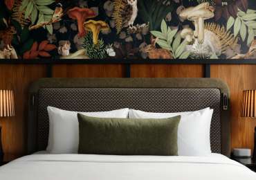 Brown_chair-The SOMM Hotel & Spa, an Autograph Collection