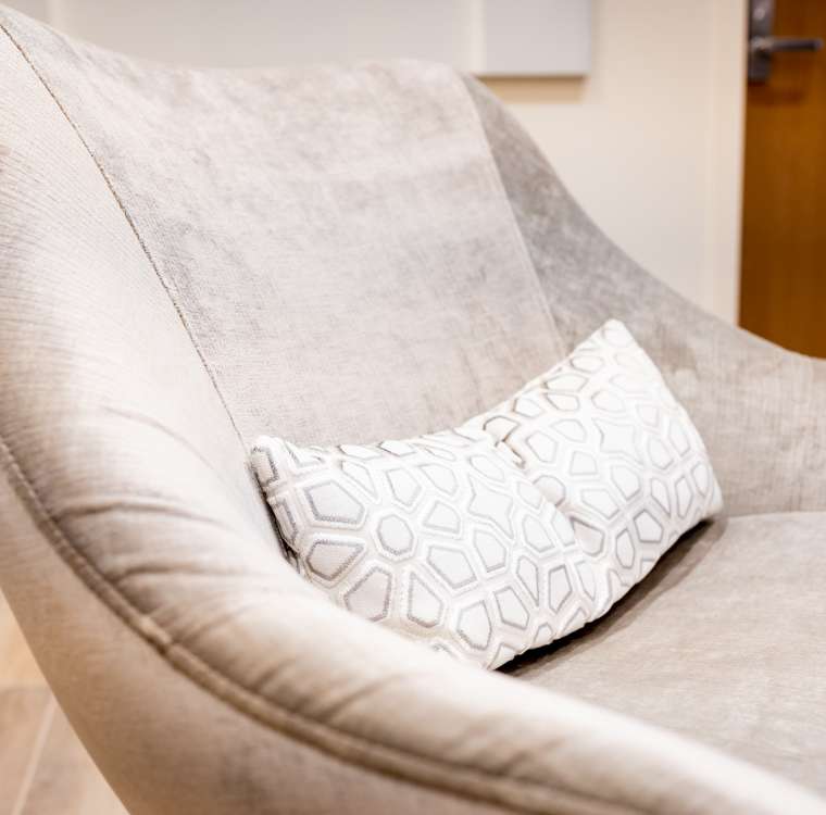 Nook with table for collaboration