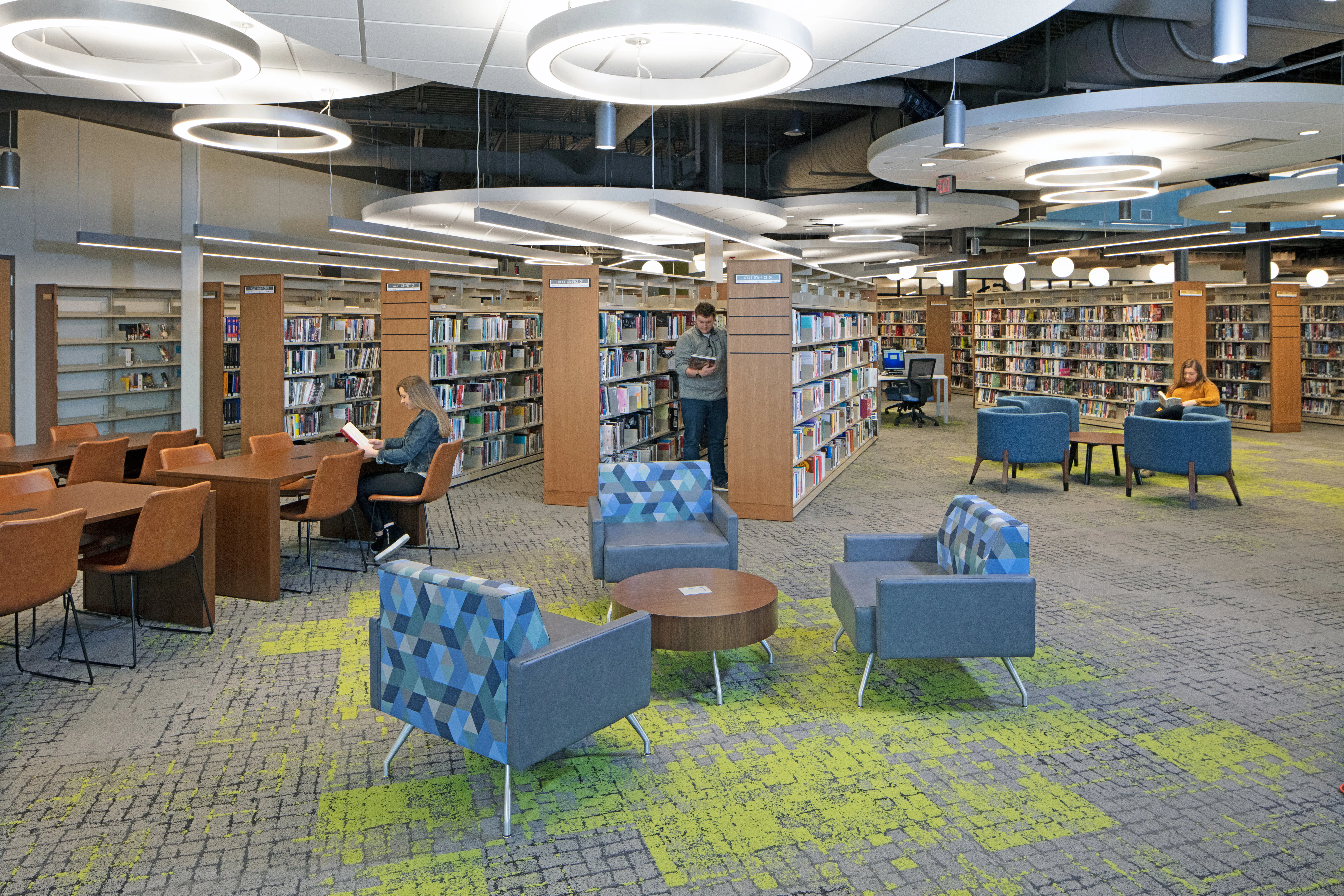 Library study and collaboration space