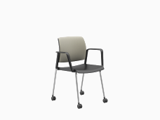 Lavoro-SOL-Guest-Upholstered-Plastic-Mobile-Arms