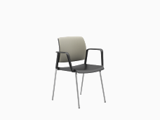 Lavoro-SOL-Guest-Upholstered-Plastic-Static-Arms