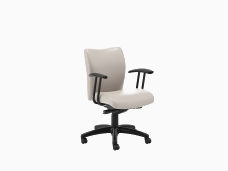 Mixit-SOL-Task-Upholstered-Mid-Back-Static-Arms