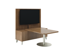 Statement-Fringe-Tables-Set-On-Surface-Round Disc-Base