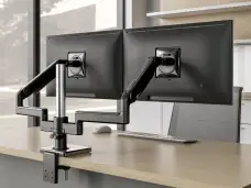 Monitor-Arm-Duo-Clamp-Black-Environment