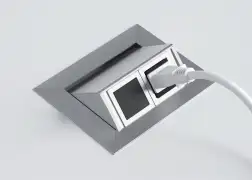 Glenbeigh-G17C-One-Touch-Pivoting-Power-Grommet_White-Surface_Silver