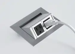 Glenbeigh-G17A-One-Touch-Pivoting-Power-Grommet_White-Surface_Silver
