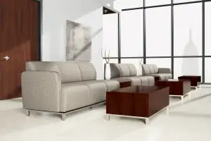 Swift-Lounge-Tables-Mocha Finish-Brentano Graphic Halftone-Lobby-Waiting