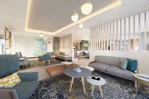 Townplace-Public-Space-DStyle-Coffee-Table-Cluster-lobby-lounge