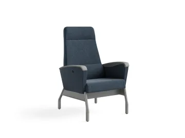 Ezzeri-Patient-Lounger-Straight-Back-Glides-PU-Arm-Caps-Front-PDP